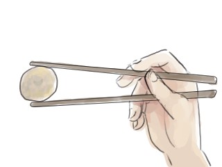 筷子的握法